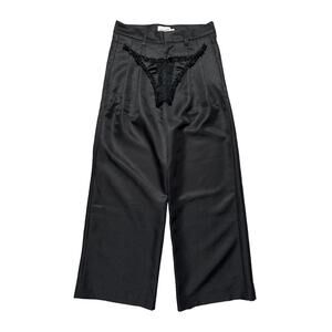 Vaquera $800 thong underwear lace wide leg trouser